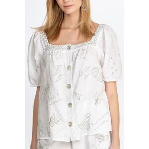 Johnny Was Sovanna Wander Blouse XS